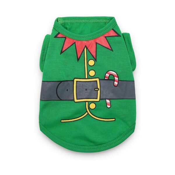 DroolingDog camisa de Navidad para perros pequeños y gatos_1