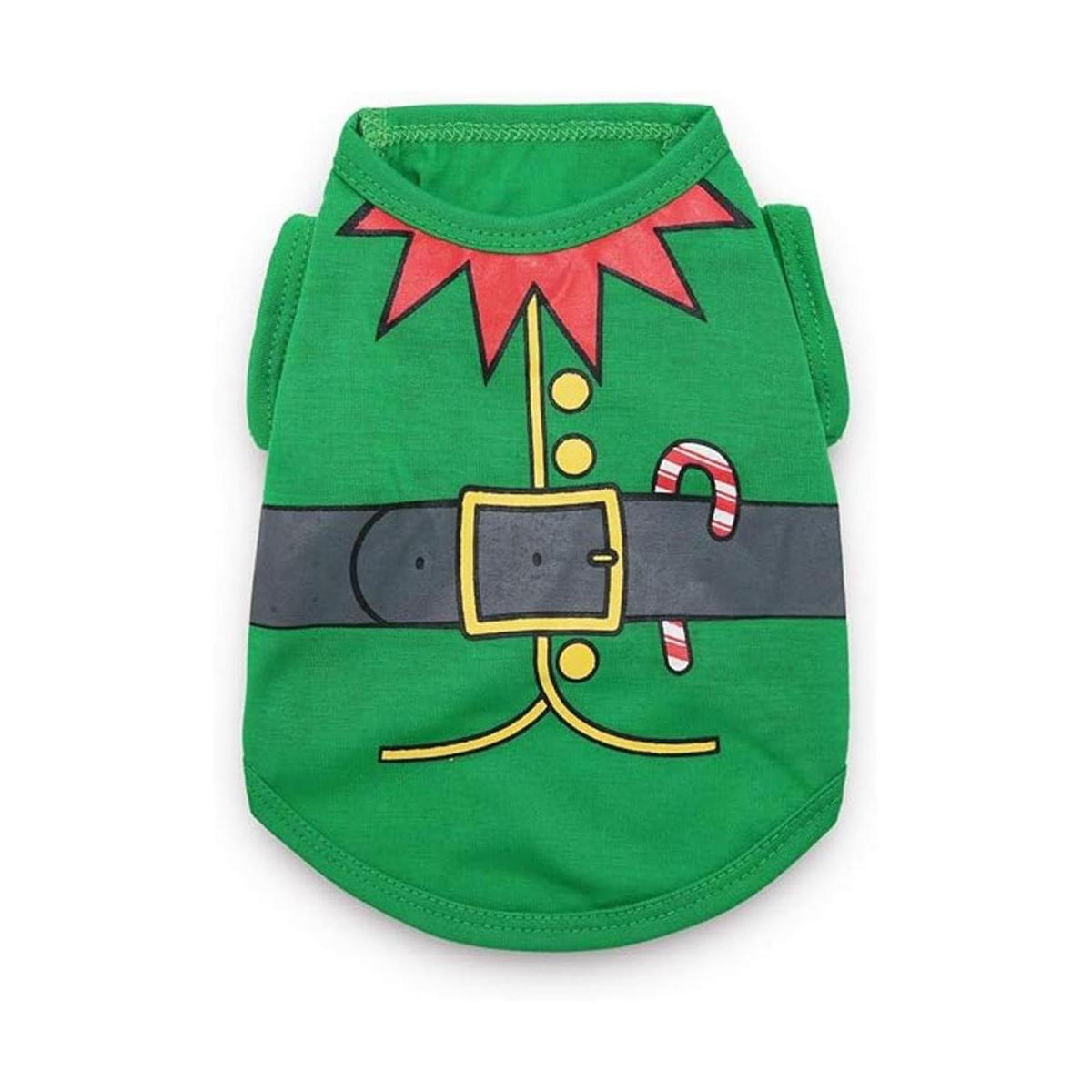 DroolingDog camisa de Navidad para perros pequeños y gatos