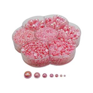 Chenkou Craft 1 caja con 3000 mitades de perlas cuentas_1