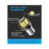 Serundo Auto Bombilla LED 1156 12 V 24 V súper_4