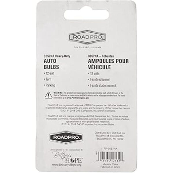 Roadpro rp3057na ámbar 3057 Heavy Duty Bombilla de_5