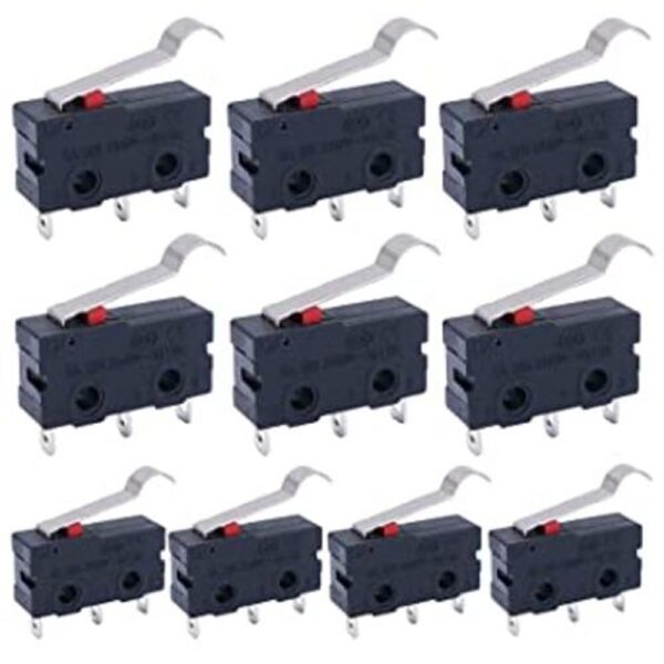 10 piezas mini micro interruptor de límite 5A 125 250V CA_1