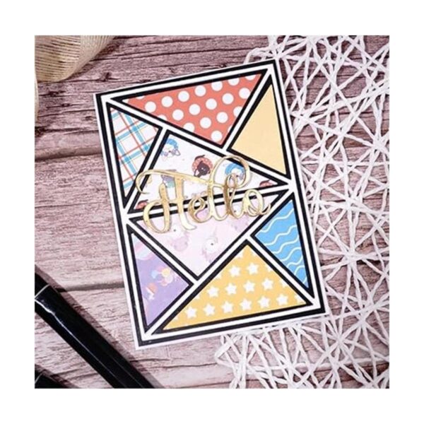 Rectangle Triangle Background Metal Die Cuts Rectangle_5