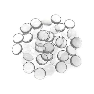 ITROLLE Cabujón de cristal transparente de 0.394 in y_1