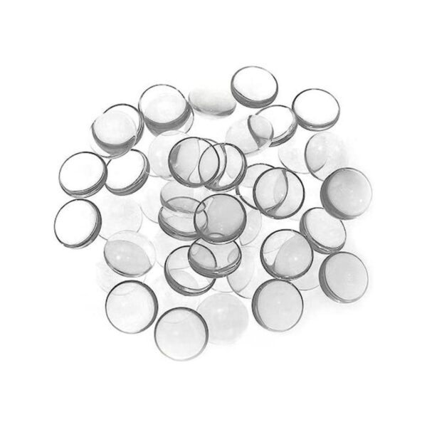 ITROLLE Cabujón de cristal transparente de 0.394 in y_1