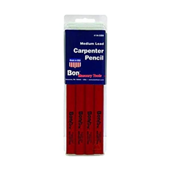 Bon Tool 14589 Lápiz negro duro con carcasa roja_1