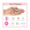 QUEFE Kit de 4800 cuentas de arcilla para hacer pulseras
