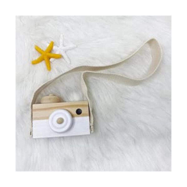 Juguete de madera para bebés mini cámara lindo juguete_4