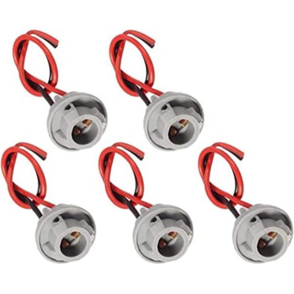 komas 5 Pcs T10 Plug arnés de cableado de sockets extened_1