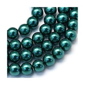 KISSITTY 105 cuentas separadoras de perlas redondas de