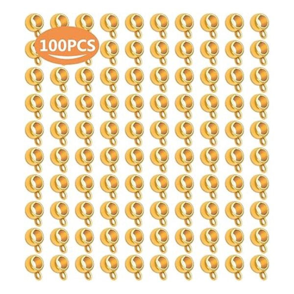 100 piezas de aleación de tubo de cuentas espaciadoras de_2