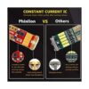 Phinlion Bombilla LED de 194 LED de color amarillo ámbar_3
