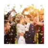 220 piezas de confeti dorado para mesa de boda Mr and Mrs