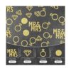 220 piezas de confeti dorado para mesa de boda Mr and Mrs