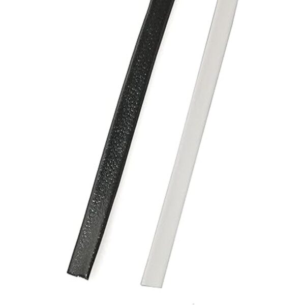 PZRT Cordón plano de piel sintética de 4 yardas de largo_5