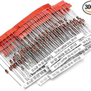 Chanzon Kit surtido de 300 piezas de diodo Zenener de 1 W_1
