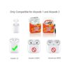 Suublg Funda de carga de silicona para Airpods con diseño_2