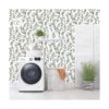 Erfoni Papel tapiz floral para despegar y pegar papel de