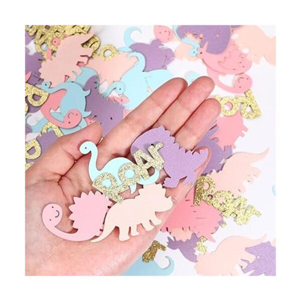 240 piezas de mesa de confeti de dinosaurio para temática