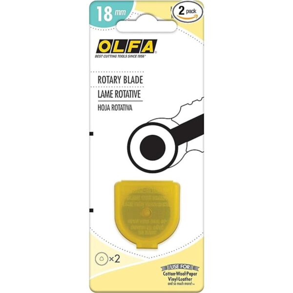OLFA Cuchillas circulares 9463 RB182 de 18 mm Paquete de_1