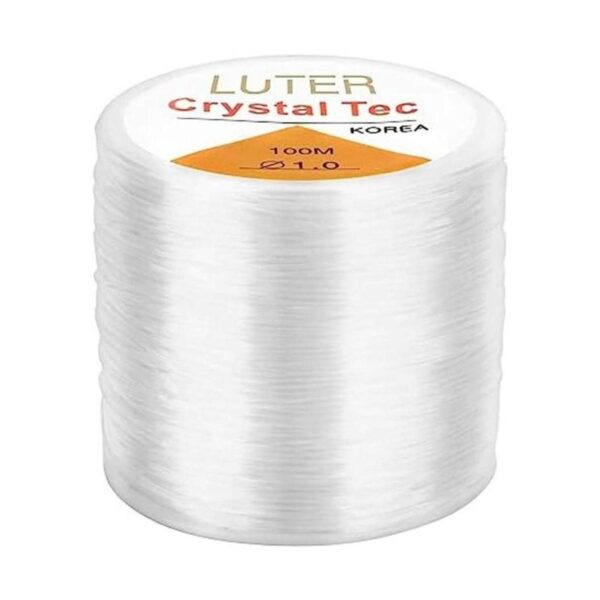 LUTER Pulsera elástica de 0.039 in transparente con_1