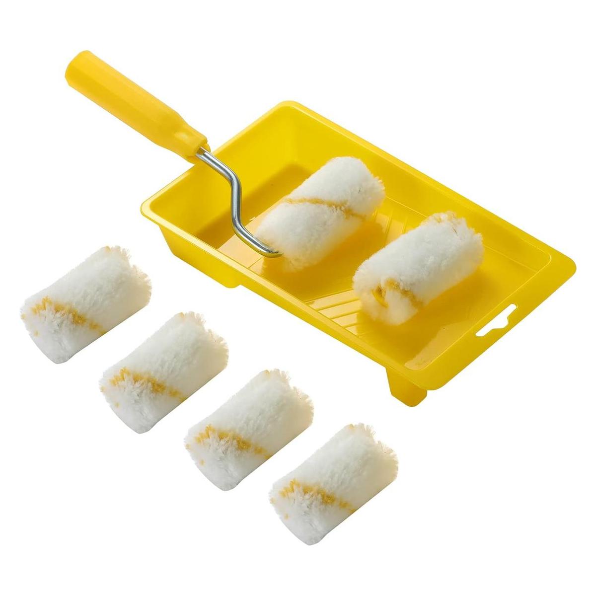 Rodillo de pintura de 2 pulgadas juego de mini bandeja de
