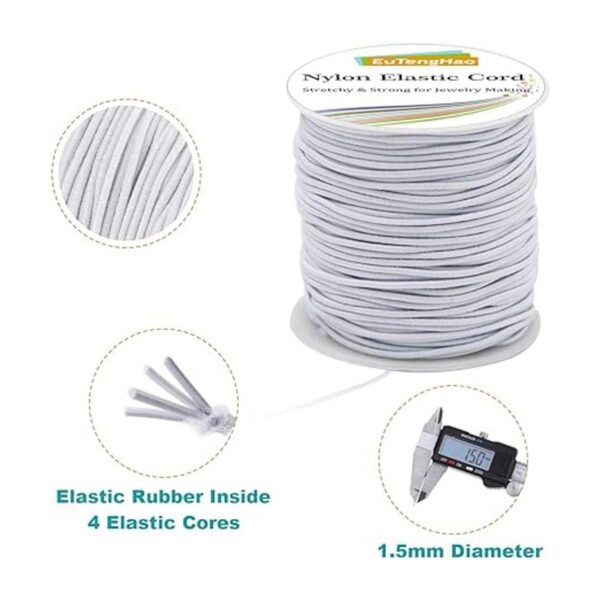 EuTengHao Cuerda elástica de nailon de 0.059 in para
