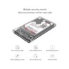 Reletech Caja de disco duro externo de 2.5 pulgadas SATA_3