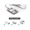Reletech Caja de disco duro externo de 2.5 pulgadas SATA_4