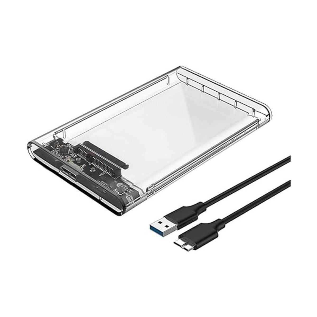 Reletech Caja de disco duro externo de 2.5 pulgadas SATA