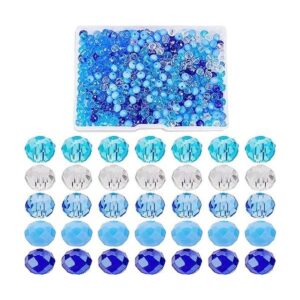 PH PandaHall 500 cuentas de cristal azul cuentas de_1