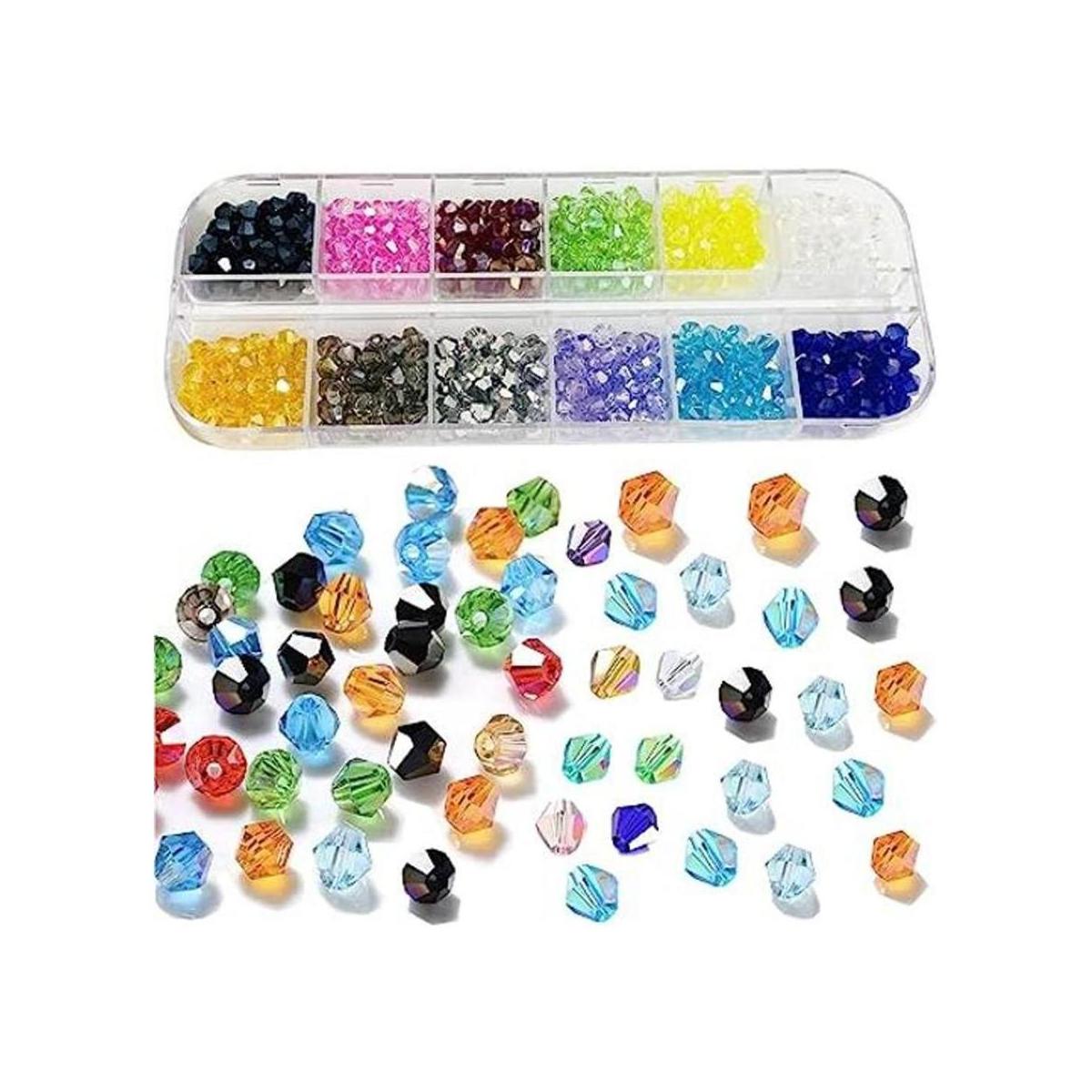 Gocelyn 600 cuentas de cristal biicono de cristal de 0.157