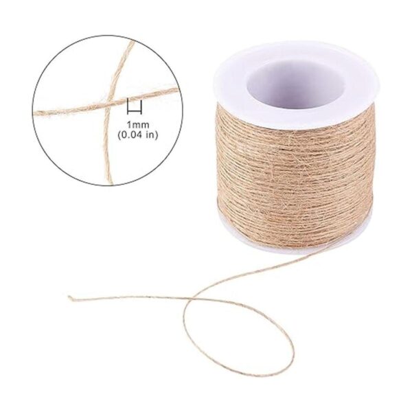 LiQunSweet Cuerda de cáñamo de 328 pies 328.1 ft328