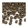 100 cuentas espaciadoras redondas de bronce antiguo