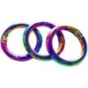 YukaBa Paquete de 10 anillos tóricos de resorte arcoíris_1