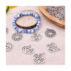 30 colgantes de 6 estilos de chakras de aleación de