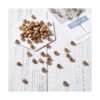 Cheriswelry 200 cuentas redondas de madera natural de