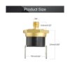Fielect KSD301 Interruptor de control de temperatura de_2
