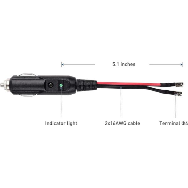 Cable Matters Paquete de 2 cables de repuesto de 12 V para_4