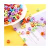 ToBeIT 500 cuentas de letras acrílicas de color del_4