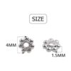 BronaGrand 500pcs Metal Daisy Spacer Beads 0.157 in para_3