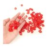 Honbay 100 piezas DIY Sexy Rojo Lip Accesorios Acrílico