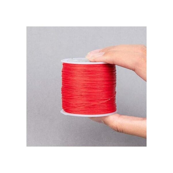 PH PandaHall Cordón encerado rojo de 0.020 in 116 yardas