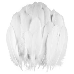 UNEEDE 120 plumas blancas de 6 a 8 pulgadas plumas de_1