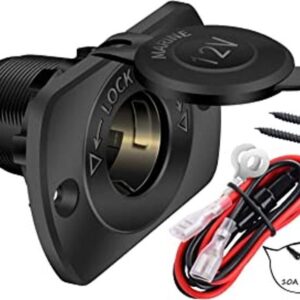 DaierTek 12 V coche marino barco encendedor de cigarrillos_1