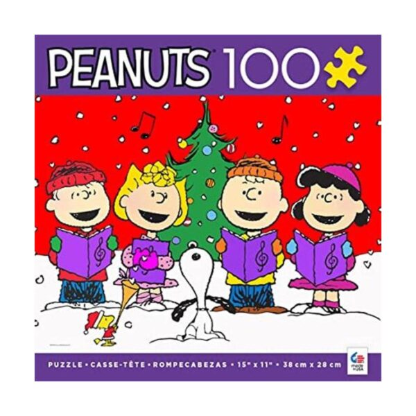 Ceaco Peanuts Holiday Rompecabezas de 100 piezas_1