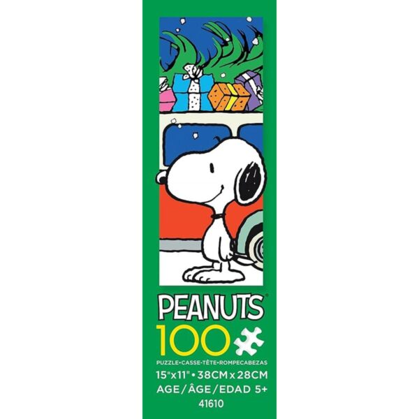 Ceaco Rompecabezas de 100 piezas de Peanuts paz y regalos_5