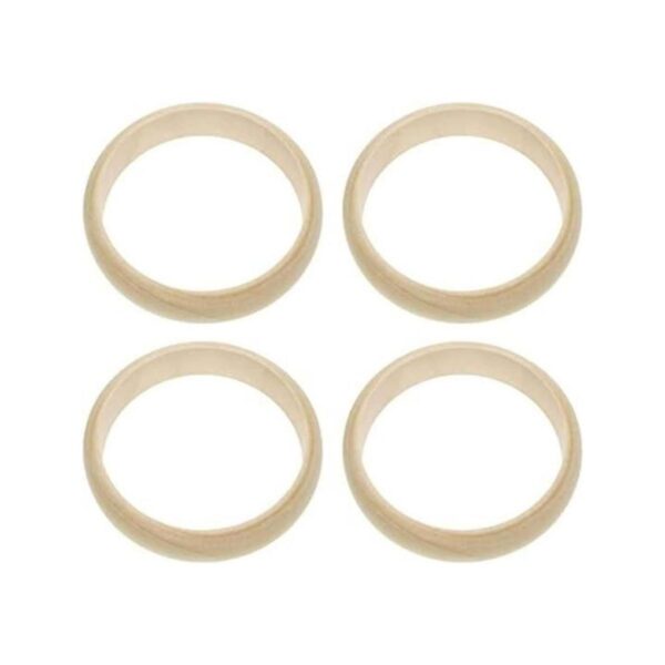 Penta Angel Pulsera de madera 4pcs 3.1 in sin terminar_1