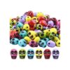 200 cuentas de acrílico con forma de calavera para hacer