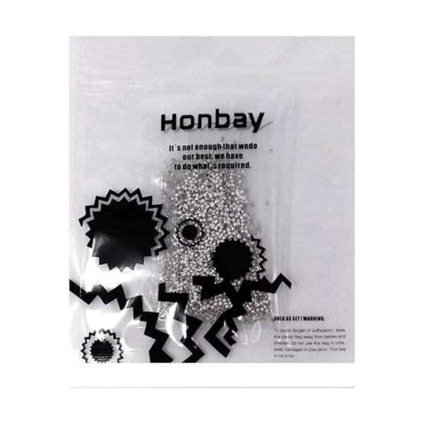 Honbay 2000 cuentas redondas de 0.079 in para hacer joyas_3